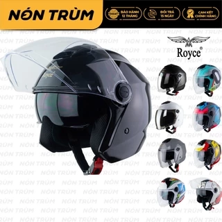 Mũ bảo hiểm 3/4 Royce XH01 có 2 kính chính hãng bảo hành 12 tháng
