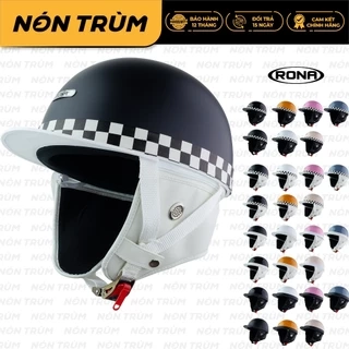 Mũ Bảo Hiểm Nửa Đầu Rona Bosozoku Plus Chính Hãng Phong Cách Nhật Bản Vintage Cho Nam Nữ Đi Xe Máy