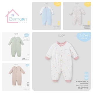 Bodysuit liền thân dài Nous không tất ( 0-12 tháng )