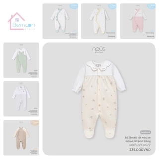 Bộ Body sơ sinh Newborn không tất/liền tất Nous