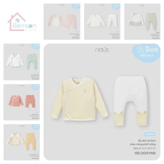 Bộ quần áo sơ sinh cài lệch newborn Nous (3-5.5kg)