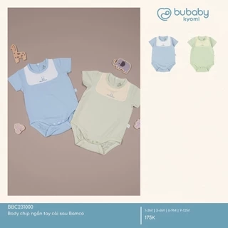 Body chip ngắn tay Bubaby cho bé từ sơ sinh đến 12 tháng