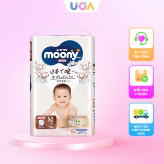 Moony Nội Địa - Bỉm tã quần Moony Natural chính hãng, an toàn cho da nhạy