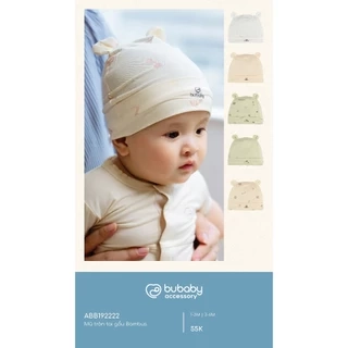 Mũ tròn tai gấu Bambus Bubaby cho bé yêu