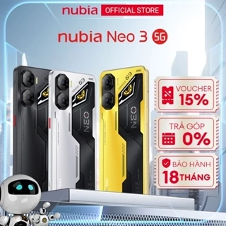Điện thoại Gaming Nubia Neo 3 5G 20(8+12)GB I 256GB I 6.8" 120hz I Chip T8300 I Pin 6000mAh