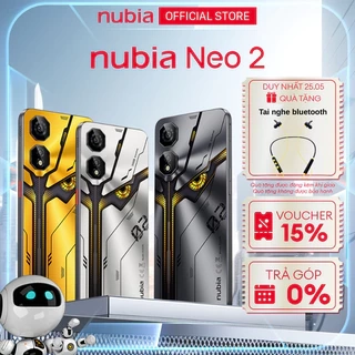 Điện thoại Gaming Nubia Neo 2| 20(8+12)GB/256GB| 6.72'' 120Hz | Sạc nhanh 33W| BH 18 tháng