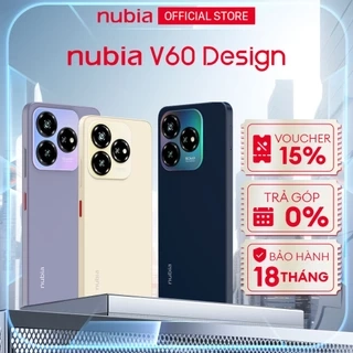 [Livestream mã giảm 20%] Điện Thoại Nubia V60 Design | 16(6+10)GB/256GB | 6.6'' HD+ | Octa Core 1.6GHZ | 5000mAh 22.5W