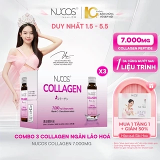 TPBS Nước Uống Collagen Nucos 7000 [3Hộp x 10c x 30ml]