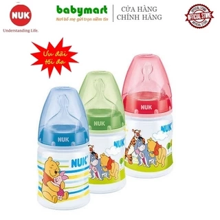 Bình sữa NUK nhựa PP mẫu Disney 150ml ty silicone size S1-M