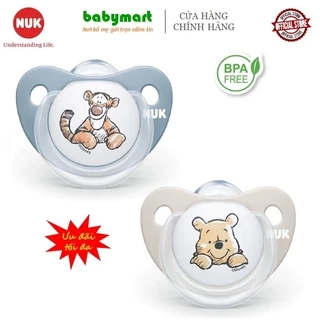 Bộ 2 ty ngậm Nuk Disney sleeptime cho bé đủ size