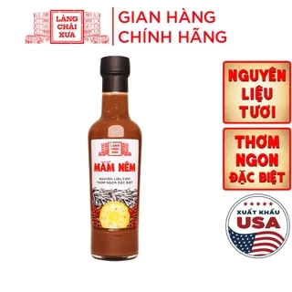 Mắm nêm pha sẵn cao cấp Làng Chài Xưa, nguyên liệu tươi, thơm ngon đặc biệt, chai thủy tinh 300g