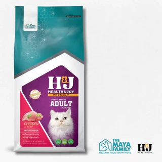 Hạt cho mèo trưởng thành HJ PREMIUM CHICKEN, BEEF ADULT CAT - thịt gà, thịt bò bao 2kg