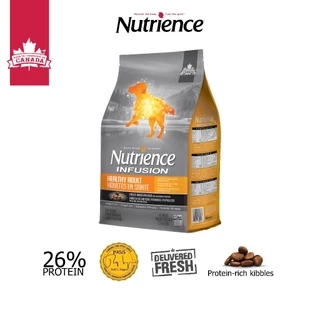 Nutrience Infusion Healthy Adult thức ăn cho chó TB lớn - thịt gà và rau củ trái cây tự nhiên 500g