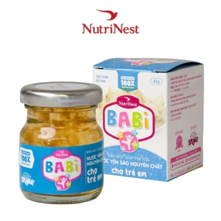 Babi Nước Yến Sào Cho Trẻ Em Sợi Yến Thật 100% - NUTRINEST - Hũ Đơn (42g)