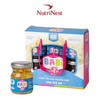 Lốc 6 Hũ Nước Yến Sào Cho Trẻ Em Babi Bird - NUTRINEST - (6 hũ x 42g)