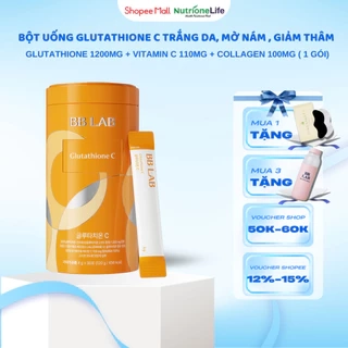 Bột uống BB LAB Glutathione 1200mg và Vitamin C 110mg Làm Trắng Da, Mờ Nám, Giảm Thâm Mụn Hộp /30 Gói