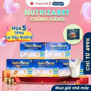 Combo 5 Hộp Sữa Hạt Tiểu Đường NutriZabet - Giúp Ổn Định Đường Huyết, Ngăn Ngừa Biến Chứng