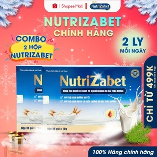 Liệu Trình 1 Tháng 2 Hộp Sữa NutriZabet Chính Hãng