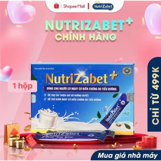 Sữa Hạt NutriZabet+ Hỗ Trợ Dinh Dưỡng Cho Người Quan Tâm Đến Đường Huyết (Hộp 30 Gói)