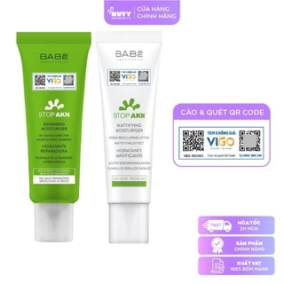Kem Dưỡng Laboratorios Babé Cho Da Dầu Mụn Stop AKN Mattifying Moisturiser (50ml)