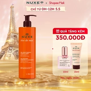 Gel rửa mặt và tắm toàn thân Nuxe Rêve de Miel 400ml