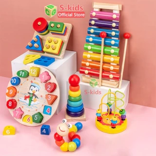 Combo 6 món đồ chơi gỗ thông minh cho bé