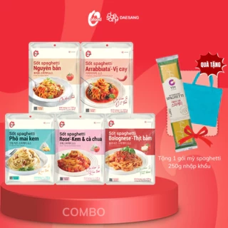 Combo 5 gói SpaghettiO'Food mix 5 vị 120g