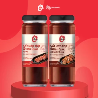 Sốt ướp thịt Hàn Quốc OFood gói 80g, giúp thị mềm, ngọt, thơm dậy vị dùng cho 400g thịt