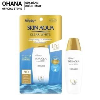 Sữa Chống Nắng Dưỡng Da Trắng Mịn Sunplay Skin Aqua Clear White SPF50+ PA++++ (25g/55g)