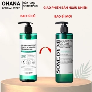 Sữa Tắm Làm Giảm Mụn, Ngăn Ngừa Mụn Cơ Thể Some By Mi AHA-BHA-PHA 30 Days Miracle Acne Body Cleanser 400g