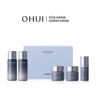 Bản 2024 Bộ 5 bước cải thiện nếp nhăn ngăn lão hóa OHUI Age Recovery Miniature Kit