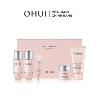Bộ 5 món dưỡng ẩm căng mượt da OHUI Miracle Moisture 5pcs 75ml