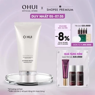 Sữa rửa mặt dưỡng trắng OHUI Extreme Bright Cleansing Foam 160ml