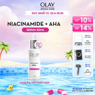 Super Serum OLAY LUMINOUS NIACINAMIDE + VITAMIN C Mờ Vết Thâm, Đốm Nâu, Dưỡng Sáng Da 30ML