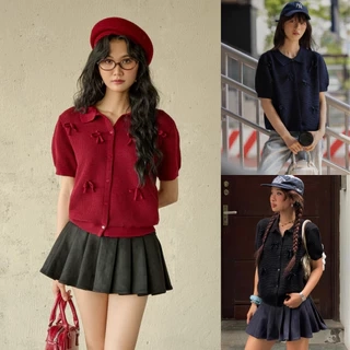 OLV - Áo kiểu len đi chơi Micha Top nhiều màu