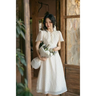 OLV - Đầm kiểu chấm bi Aulelei Fleur Dress