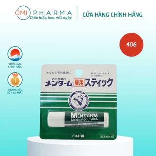 Son Dưỡng Ẩm Bạc Hà Dành Cho Môi Khô Và Nứt Nẻ Omi Brotherhood Menturm Nhật Bản (4g/Thỏi)