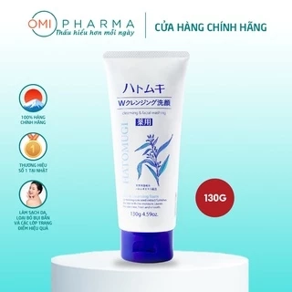 Sữa Rửa Mặt Tẩy Trang & Làm Sáng Da Hatomugi Hạt Ý Dĩ Nhật Bản (130g)