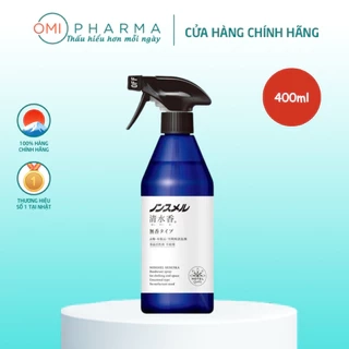Xịt Khử Mùi Quần Áo Nonsmel Seisuika Hakugen Earth Nhật Bản Loại Không Mùi (400ml)