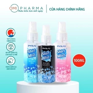 Xịt Lạnh Quần Áo Làm Mát Cơ Thể Hakugen Nhật Bản Hương Bạc Hà Mát Lạnh 100ml