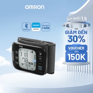 Máy Đo Huyết Áp Cổ Tay Tự Động OMRON HEM-6232T Bluetooth