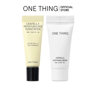 Kem dưỡng ẩm/ kem chống nắng ONE THING làm dịu da/ mẫu dùng thử 5ml