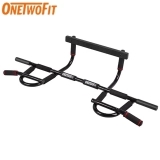 OneTwoFit thanh tập xà đơn Pull Up Bar Chin Up Bar Multi-Grip Body Workout Bar