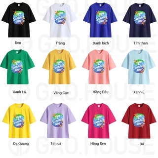 Áo phông nhóm GạoHouse N6 áo thun cotton cao cấp form Oversize, áo đi biển, áo nhóm in theo yêu cầu