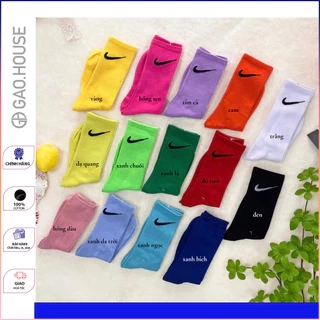 BST Tất ( vớ ) sắc mầu chất vải thun cotton 100% thoáng mát, êm ái. Tất đi biển, hội nhóm | Gạo House