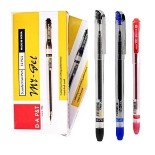 Hộp 12 Viết Nước MyGel Ngòi 0.5mm Đông A ( xanh, tím, đỏ, đen ) - Chính hãng