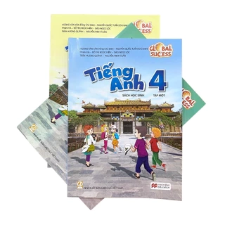 Sách - Tiếng Anh 4 - Global Success - Bộ 3 cuốn (Bán kèm 2 bút chì 2B)
