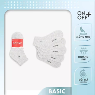 Combo 10 tất nữ cổ trung ONOFF thoáng khí - 16AQ23A115