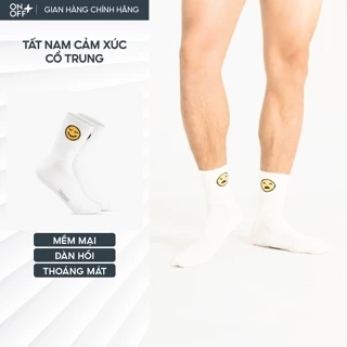 ONOFF PREMIUM | Tất nam cảm xúc ONOFF cổ trung - 18AQ24A120
