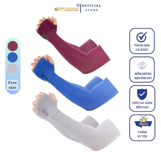 Bao tay tất tay chống nắng xỏ ngón ống tay bảo vệ tay găng tay xỏ ngón mềm chống UV OGT1 OPPAMAN